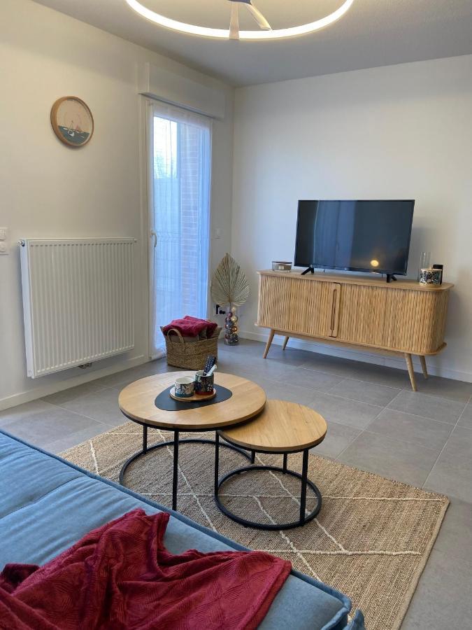 Charmant Appartement Neuf Et Confortable Classe 4 Etoiles Бискарос Екстериор снимка